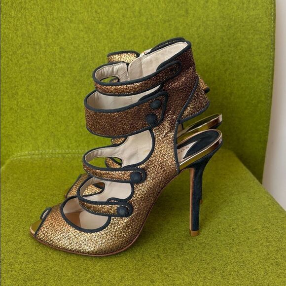 SOPHIA WEBSTER FOR J CREW AMMA PUMPS SHOES 37 ( US-6) ITEM #B3897 - Picture 4 of 10